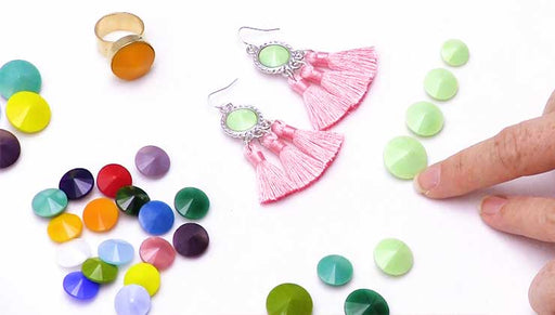 Show and Tell: Colorful Czech Glass Matubo Rivolis