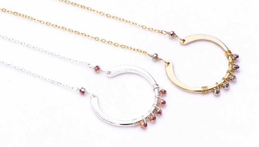 How to Wire Wrap Micro Spacer Beads onto an Open Frame Pendant