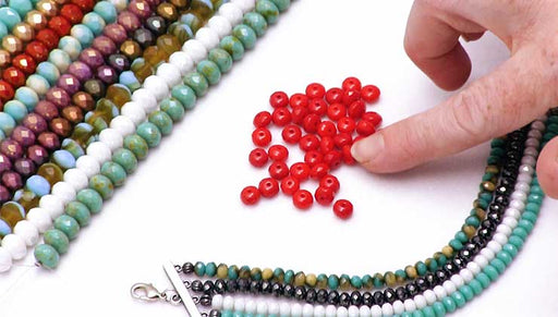 Show and Tell: Czech Glass Donut Rondelle Beads
