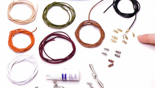 Show & Tell: Cord End Findings for Round Leather