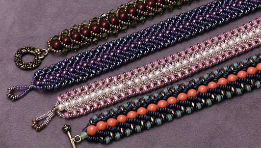 How to Do Flat Spiral Stitch Using SuperDuos