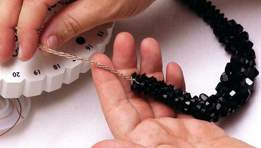 How to Make Braided Kumihimo Jewelry with Soft Flex Beading Wire by Sara Oehler