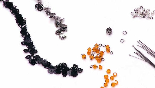 How to Make the Halloween Skull Charm Chain Bracelet