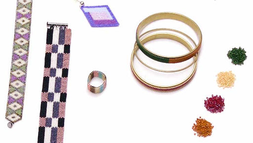 Show and Tell: Exclusive Beadaholique Designer Palettes featuring Miyuki Seed Beads