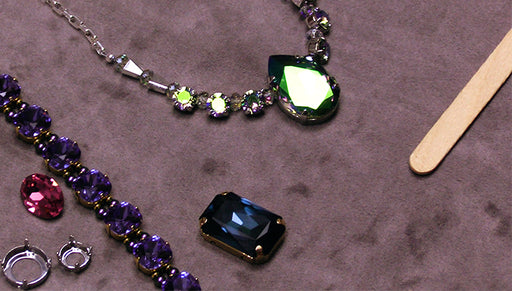 Quick Tip: How to Set an Austrian Crystal Fancy Stone with a Popsicle Stick