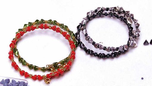 How to Make a Super Kheops Par Puca Memory Wire Bracelet