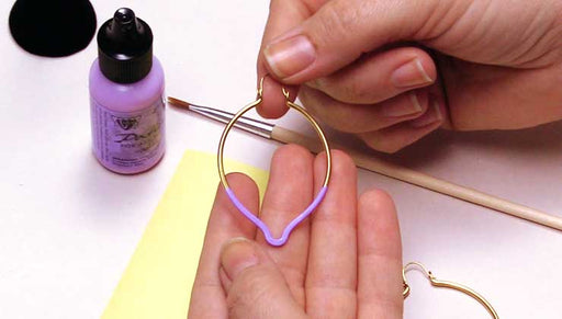 How to add Vintaj Patina to Metal Elements for a Dipped Lacquer Look