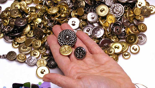 Show & Tell: Vintage Buttons, Lucite, and Sea Glass Mixes