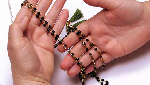 How to Make a Lariat Choker Wrap Necklace