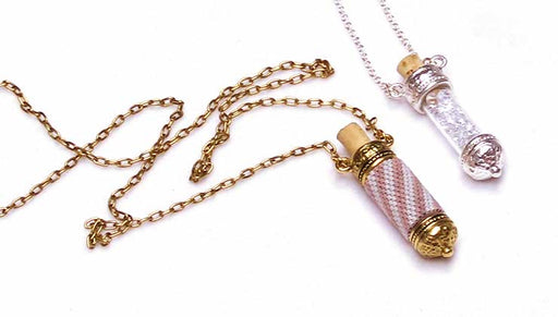 How to Wrap a Nunn Design Itsy Bottle with Peyote Bead Weaving