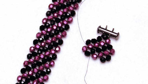 How to Taper Right Angle Weave and Add a Clasp