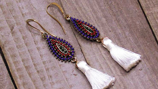 Quick & Easy DIY Jewelry: The Sante Fe Tassel Earrings