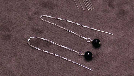Quick & Easy DIY Jewelry: Ear Threader Earrings with Gemstone Beads