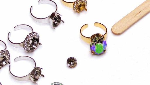 How to Make a Ring with Gita Settings for Austrian Crystals