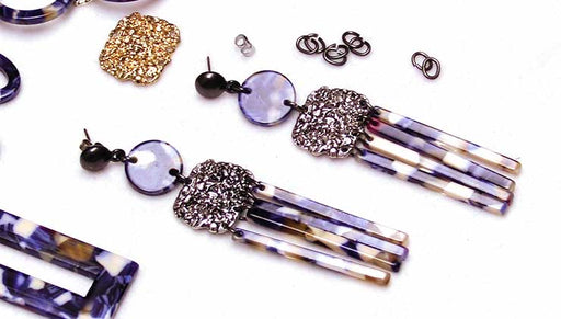 How to Make Resin Fringe Statement Earrings