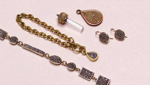 How to Embed Seed Beads into Crystal Clay