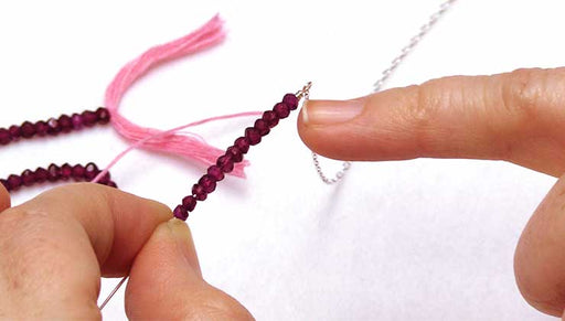 How to Make a Delicate Gemstone Bar Necklace