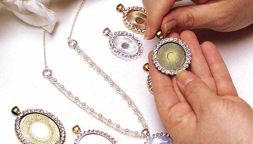 Show & Tell: Crystal Bezel Pendants