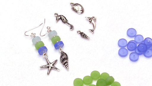 Quick & Easy DIY Jewelry: Marine Layer Earrings