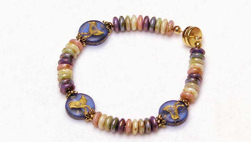 How to Make the Sweet Tweet Bracelet Featuring Raven's Journey Czech Beads