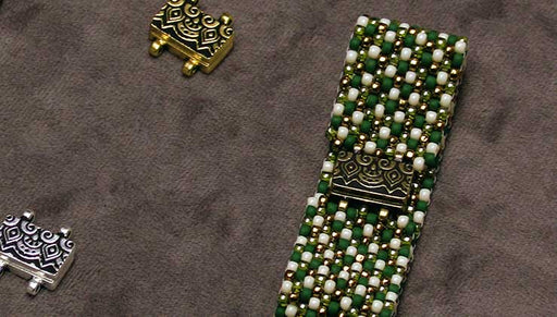 How to Attach a TierraCast Magnetic Clasp to Bead Weaving