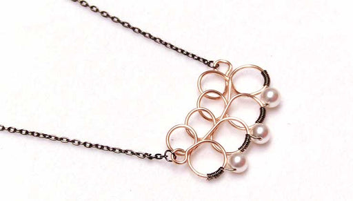 How to Make a Wire Wrapped Connector with Bail Making Pliers