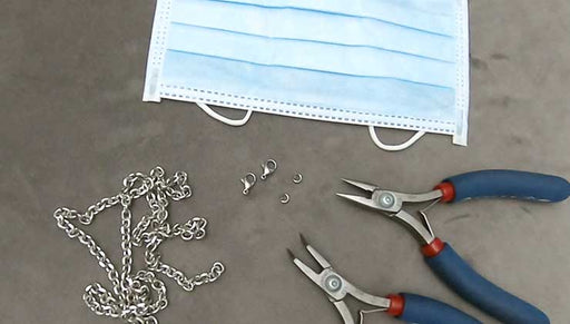 How to Make a Mask Holder with Chain