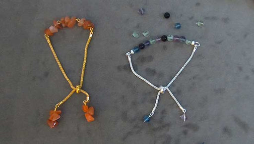 How to Embellish an Adjustable Slider Clasp Bracelet