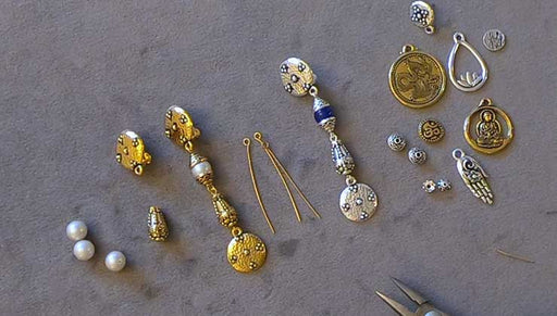 How to Use Clip-on Earrings with Metal Beads and Charms