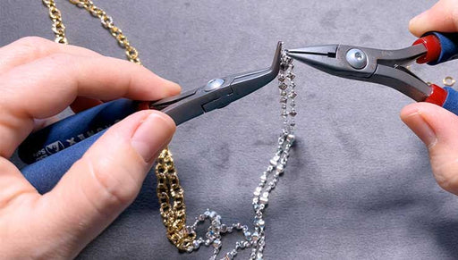 How to Make a Mixed Metal Twisted Chain Necklace