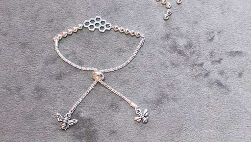 How to Make the Honeycomb Silver Spring Adjustable Bracelet