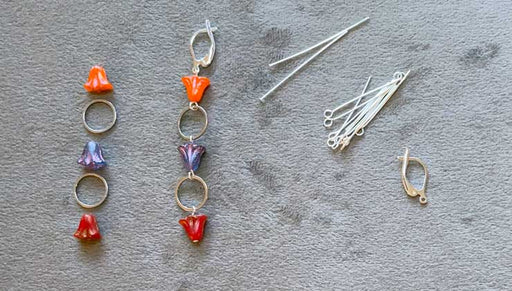 How to Make the Blooming Lily Earrings