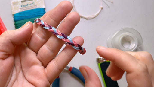 How to Make a Triple Strand Braid with Waxed Brazilian Cord