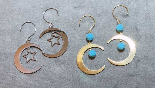 Quick & Easy DIY Jewelry: How to Make the Moon Beam Earrings