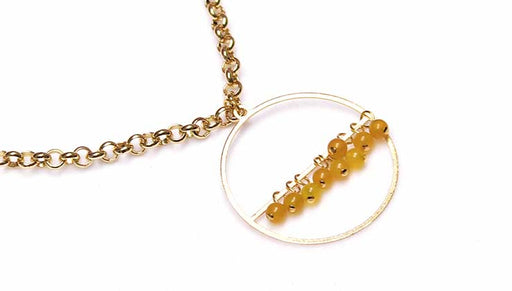 How to Make the Tangerine Sunrise Necklace