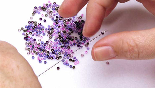 Quick Tip: Switching out your Loom Needle When Using Smaller Beads