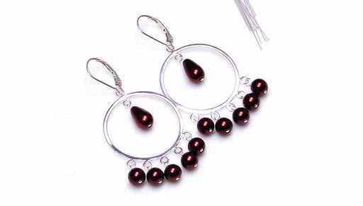 Quick & Easy DIY Jewelry: An Evening in Bordeaux Earrings