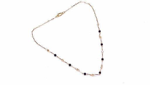How to Add Preciosa Crystals and Pearls to a Bar Chain Necklace