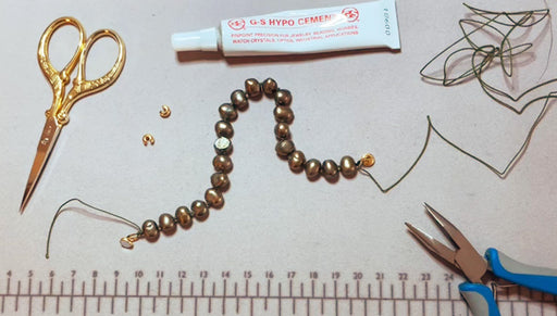Quick Tip: Using Crimp Covers as Knot Covers in Pearl Knotting