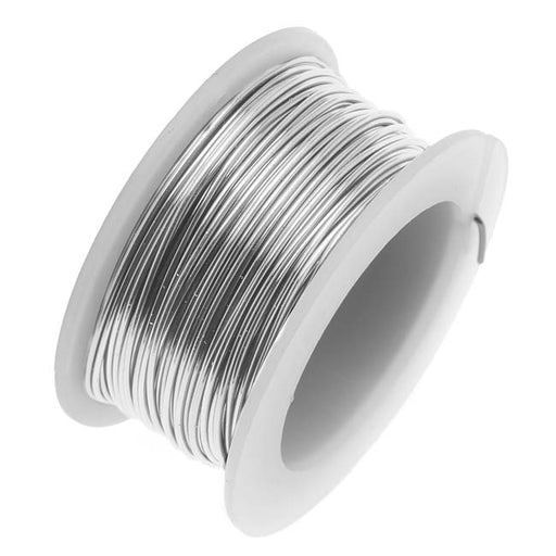 Artistic Wire, Copper Craft Wire 22 Gauge Thick, Stainless Steel (8 Yard Spool)