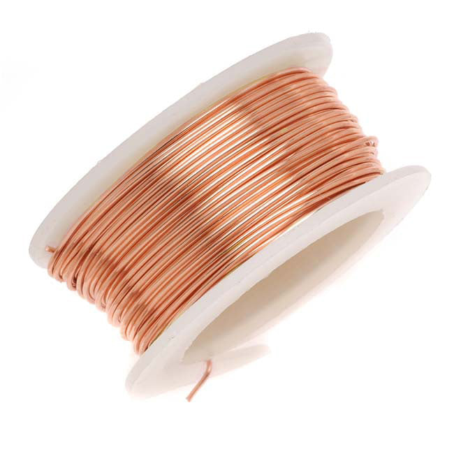 Artistic Wire, Copper Craft Wire 26 Gauge Thick, Bare Copper (15 Yard Spool)