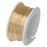 Artistic Wire, Silver Plated Craft Wire 18 Gauge Thick, Gold Color (4 Yard Spool)
