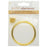 Memory Wire And End Caps Set, Bracelet Round Size Medium 2.25 Inch Diameter, 12 Loops, Gold Plated