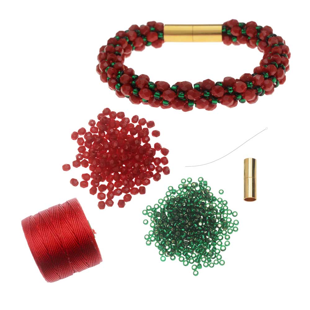 New Exclusive Beadaholique Jewelry Kits - Holiday Colors