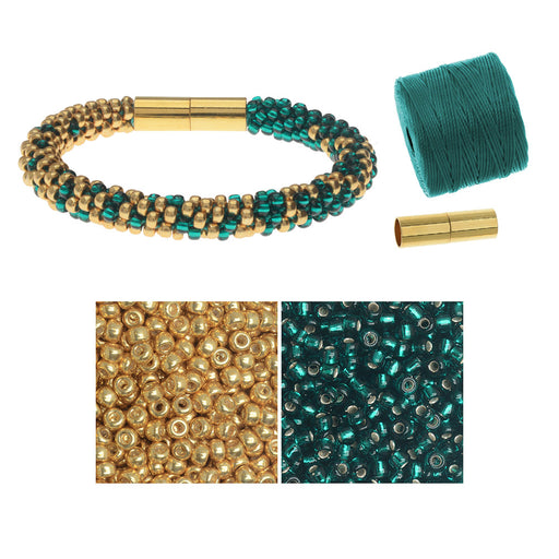 Refill - Graduated Kumihimo Bracelet in Luxe - Exclusive Beadaholique Jewelry Kit