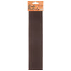 Create Recklessly, Symphony Faux Leather 10 x 2 Inch Strip, Fudge Brown (1 Piece)