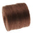 Super-Lon, S-Lon, Cord - Size 18 Twisted Nylon - Brown / 77 Yard Spool
