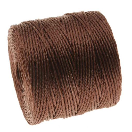 Super-Lon, S-Lon, Cord - Size 18 Twisted Nylon - Brown / 77 Yard Spool