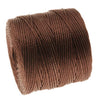 Super-Lon, S-Lon, Cord - Size 18 Twisted Nylon - Brown / 77 Yard Spool