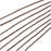 Waxed Cotton Cord 1mm Round  - Light Brown (5 Meters/16.5 Feet)